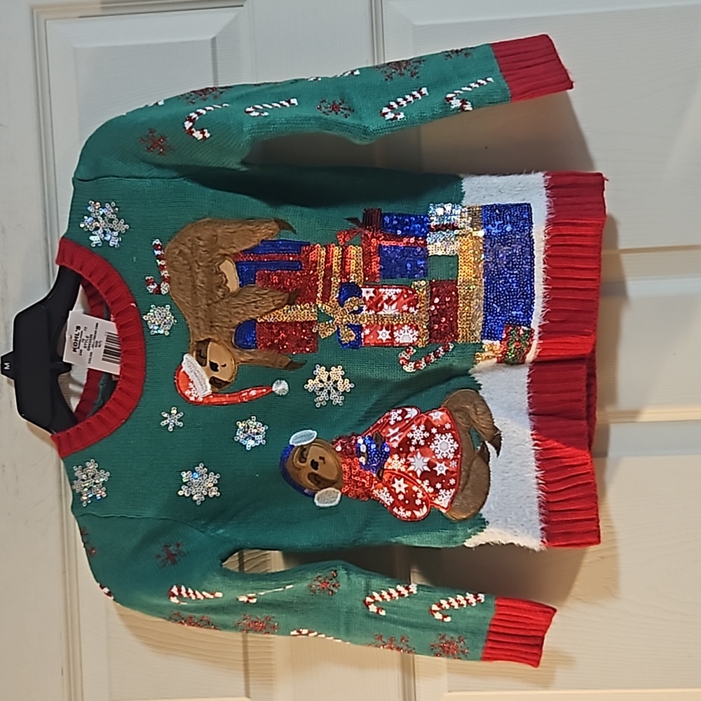 33 DEGREES CHRISTMAS HOLIDAY SWEATER: NEW WITH TAGS: SIZE S (7)